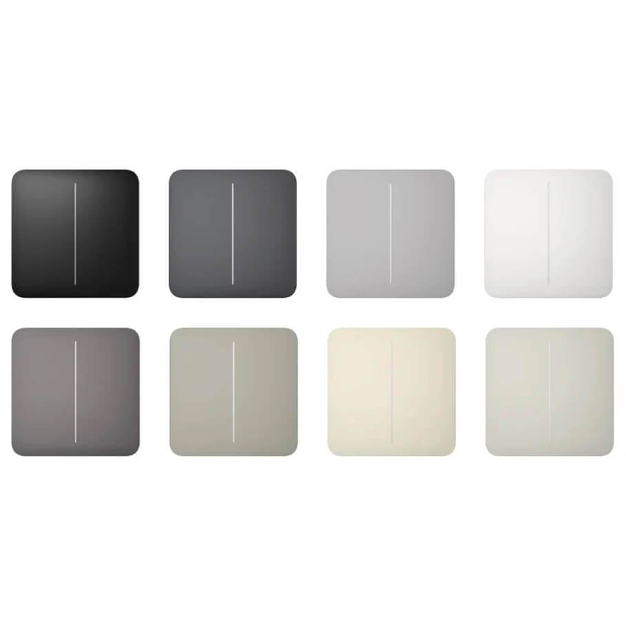 Mặt cảm ứng công tắc Ajax SoloButton (2-gang) [55]